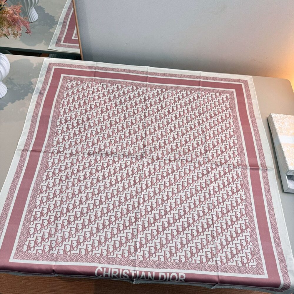 Dior Silk Square Scarf - Picture 3 of 8